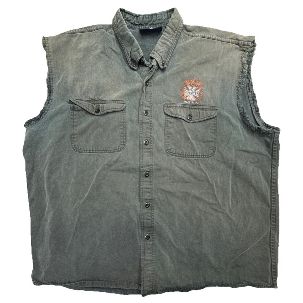 Vintage Daytona‎ Bike Week 2004 Sleeveless Biker Shirt Vest XXL Motorcycle